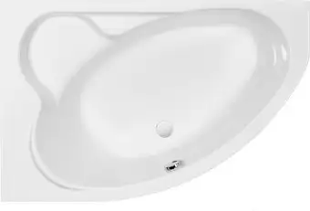 Ванна Cersanit Kaliope 153x100 L 63441 с сифоном Prime 64287 (сифон черный) - изображение в каталоге