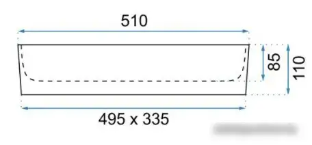 Умывальник Rea Avia U0840 - фото товара