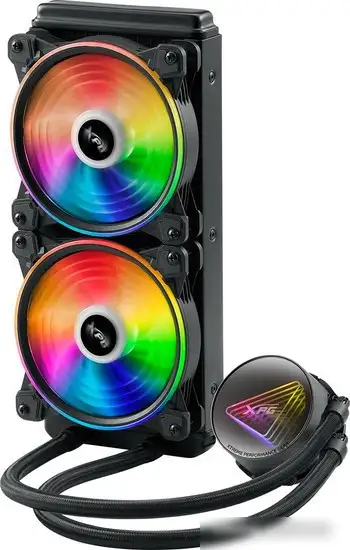 Жидкостное охлаждение для процессора ADATA XPG Levante X 240 (черный) – фото товара