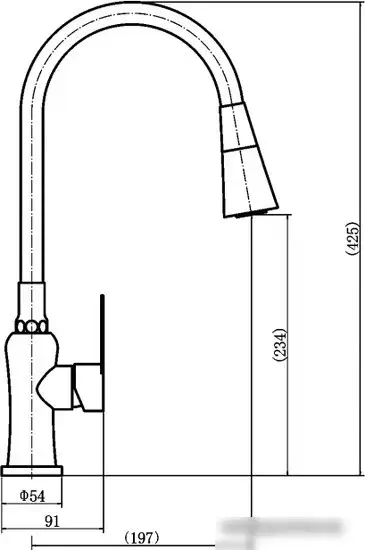 Смеситель Fashun A54801 + N7357 - фото товара