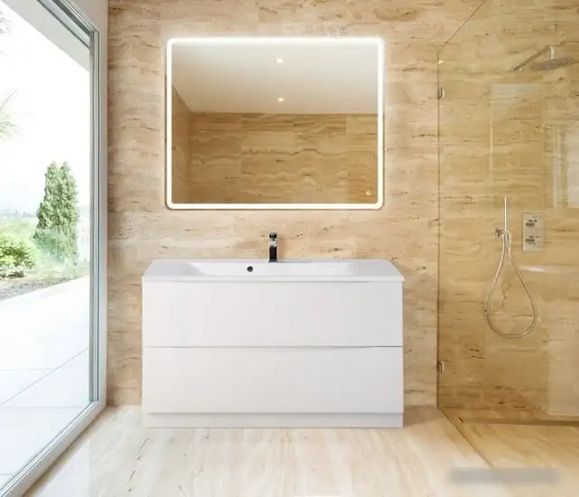 BelBagno Тумба под умывальник Marino-1200-2C-PIA-BL-P (bianco lucido) – фото товара