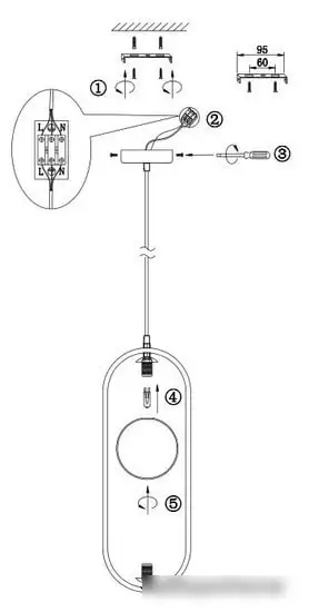 Подвесная люстра Maytoni Ring MOD013PL-02B – фото товара