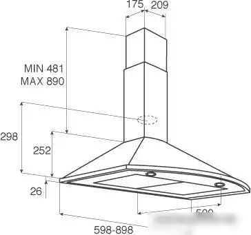 Кухонная вытяжка Jetair Jenny TC-S 90 INX-10 (PRF0011143) - фото товара