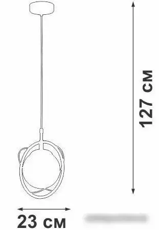 Подвесная люстра Vitaluce V2954-1/1S – фото товара