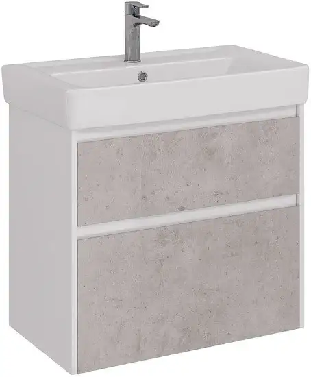 Lemark Тумба под умывальник Combi 80 LM03C80T (белый глянец) – фото товара