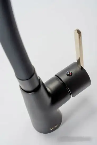 Смеситель Rea Icon REA-B5682 (черный/золотой) - фото товара