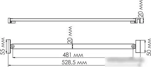Фиксатор обратной панели Wasserkraft D103 – фото товара