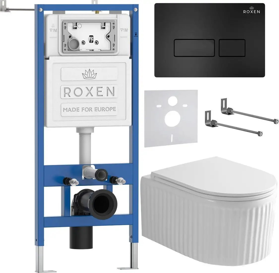 Унитаз подвесной Roxen StounFix Dual Fresh 968211 - фото товара