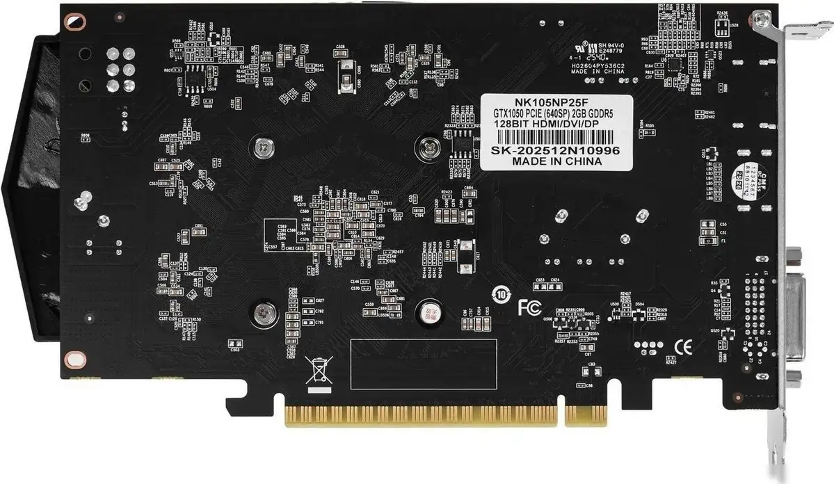 Видеокарта Sinotex Ninja GeForce GTX 1050 2GB GDDR5 NK105NP25F – фото товара
