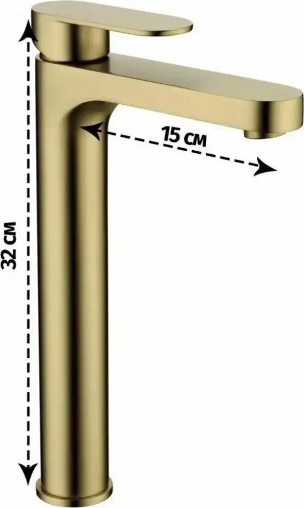 Смеситель Grocenberg GB3011 (золото матовый) - фото товара