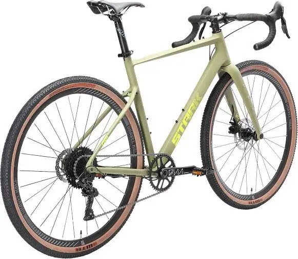 Велосипед Stark GRL 700.5 D M/L 2025 HQ-0017964 (хаки матовый/лимонный, разобранный) – фото товара