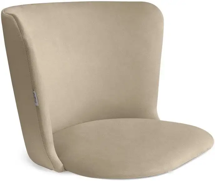 Стул Sheffilton SHT-ST36/S128 (ванильный крем/хром/белый муар) – фото товара