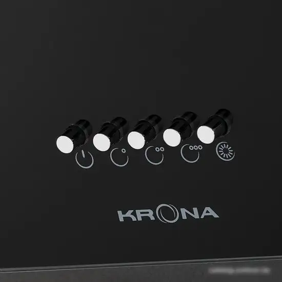 Кухонная вытяжка Krona Polly 600 PB (черный) - подробное фото Кухонная вытяжка Krona Polly 600 PB (черный) - фото товара