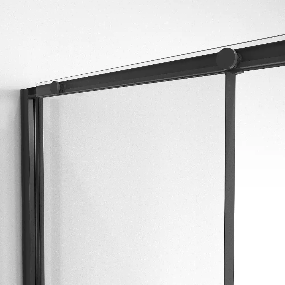 Душевая дверь Niagara NG-84-10AB 100x195 (черный матовый/прозрачное стекло) - фото товара