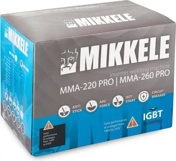 Сварочный инвертор Mikkeli MMA-220 PRO – фото товара