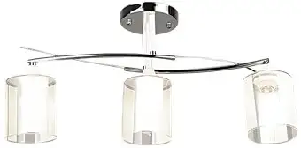 Люстра средней высоты Aitin Pro НПБ 02-3x60-101 K2352/3 (хром/белый) – изображение в каталоге