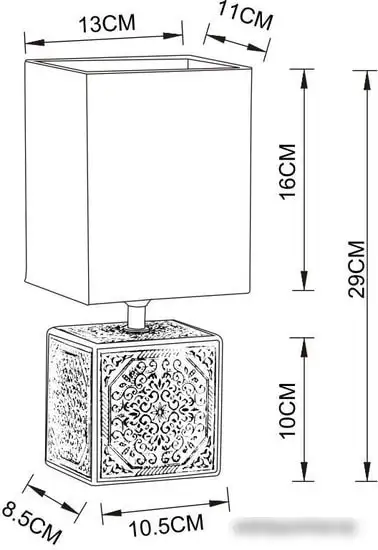 Лампа Arte Lamp Fiori A4429LT-1WA – фото товара