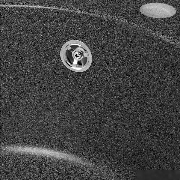 Кухонная мойка Saniteco Linea (графит с сифоном) - фото товара