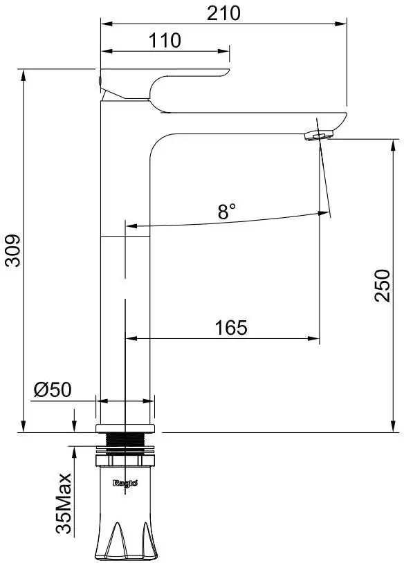 Смеситель Raglo R03.15.06 - фото товара