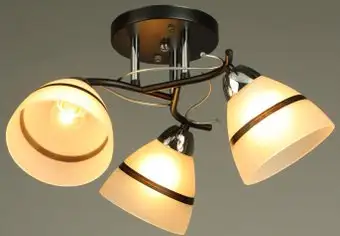 Люстра средней высоты BayerLux Лайма 10352887 (черный/хром) – изображение в каталоге