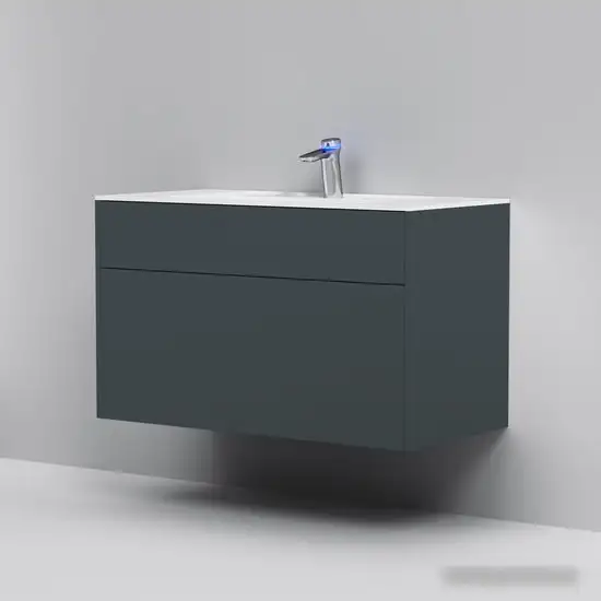 AM.PM Тумба под умывальник Inspire 2.0 100 M50AFHX1003GM (графит) – фото товара