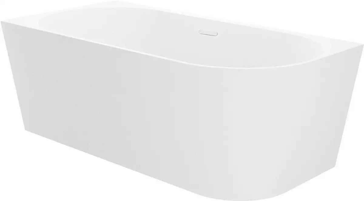 Ванна Wellsee Excellence Pro 180x80 28760802R (пристенная ванна (левая) белый глянец, экран, ножки, сифон-автомат глянцевый белый) - фото товара