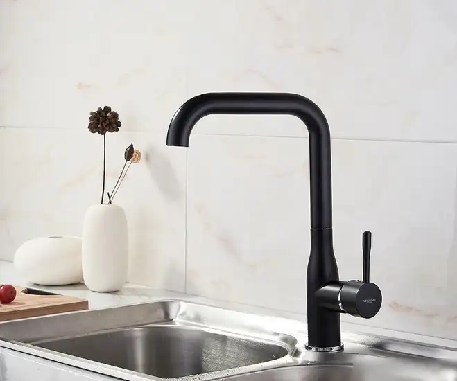 Смеситель Ledeme H98 L4698B (черный матовый) - фото товара