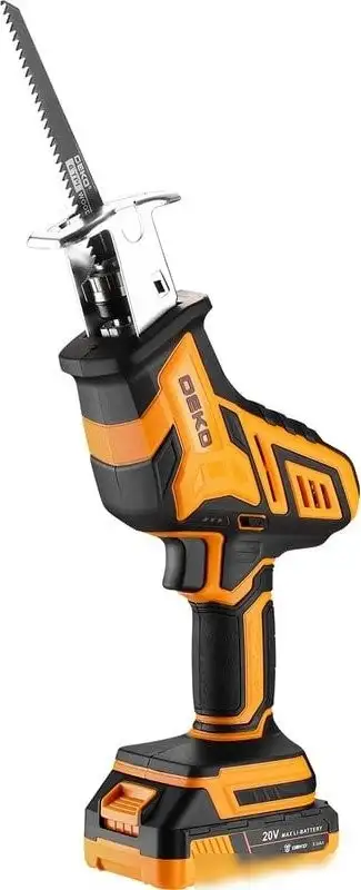 Сабельная пила Deko DKRS20 085-1070 (с 2-мя АКБ, кейс) – фото товара