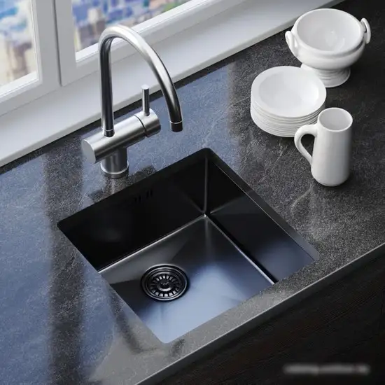 Кухонная мойка Mixline 547228 (черный графит, 3 мм) - фото товара