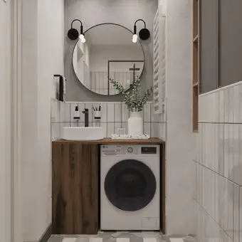 ЗОВ Тумба под умывальник Стамбул 120 S120LAW0LAWWMD (аттик) – изображение в каталоге