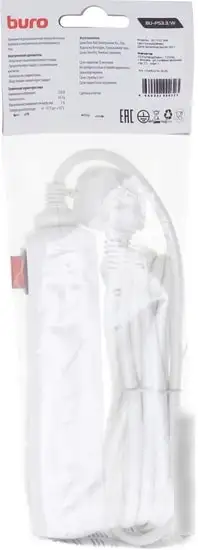 Сетевой фильтр Buro BU-PS3.3/W – фото товара