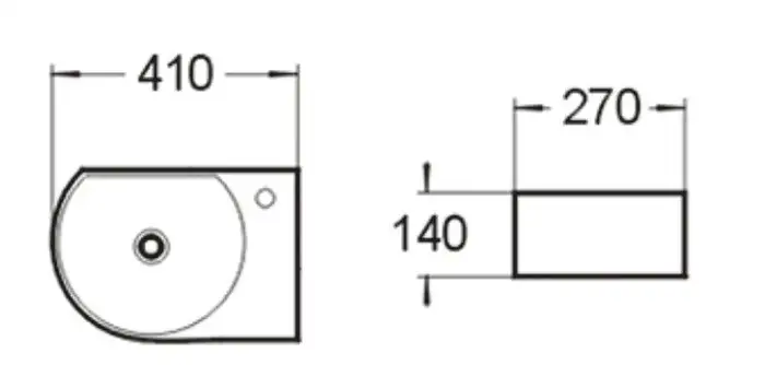 Умывальник SantiLine SL-2015L - фото товара