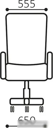 Кресло Brabix Quadro EX-524 (черный) – фото товара