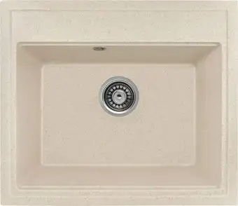 Кухонная мойка Saniteco Mare (бежевый с сифоном) - изображение в каталоге