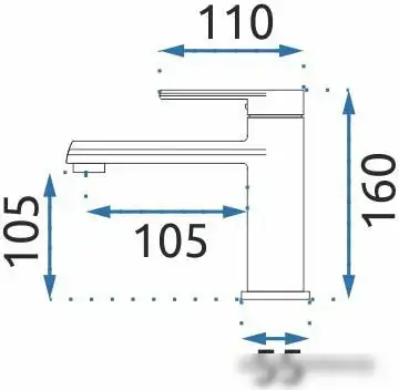 Смеситель Rea Buzz REA-B6920 (черный) - фото товара
