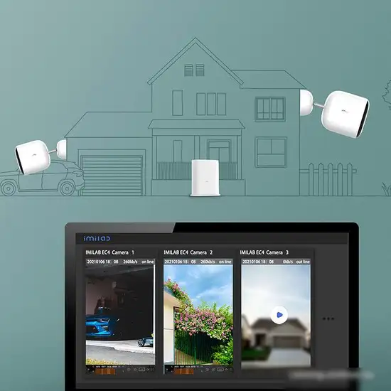 IP-камера Imilab EC4 Spotlight Battery Camera CMSXJ31A – фото товара