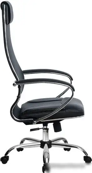 Кресло Metta SU-1-BK Комплект 5, Ch ов/сечен (пластиковые ролики, черный) – фото товара