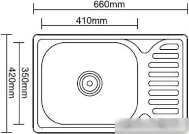 Кухонная мойка Ledeme L96642 - фото товара