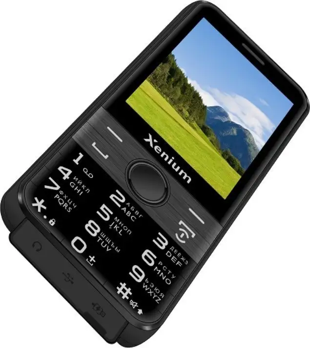 Телефон Xenium X800 (черный/серый) – фото товара