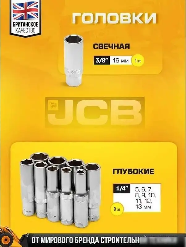Универсальный набор инструментов JCB 4941-5DS (59718) – фото товара