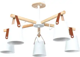 Люстра средней высоты Arte Lamp Thomas A7032PL-5WH – изображение в каталоге