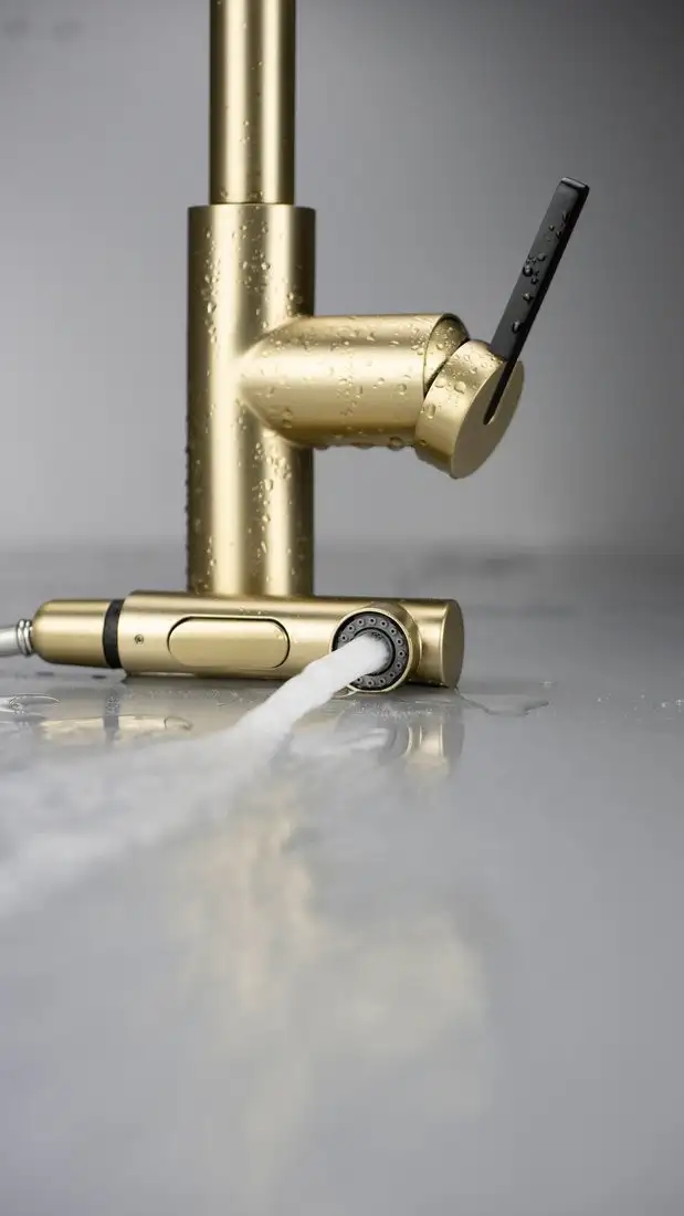 Смеситель Deante Momi Gold BKM R73M - фото товара