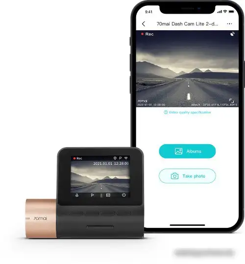 Видеорегистратор 70mai Dash Cam Lite 2 Midrive D10 + Внешний GPS модуль 70mai External GPS Module GPS03 – фото товара