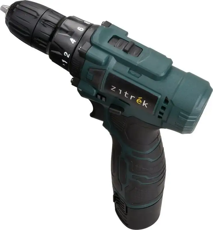 Дрель-шуруповерт Zitrek Green 12V Plus 085-1014 (с 2-мя АКБ) – фото товара