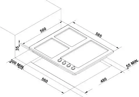 Варочная панель Korting HG630CTSB - фото товара