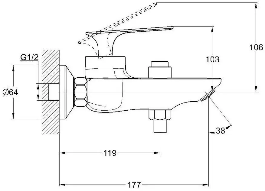 Смеситель G.Lauf LOT3-A010 - фото товара
