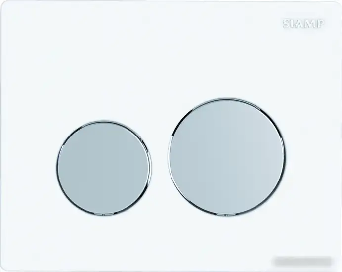 Инсталляция для унитаза SIAMP Bcu Ingenio с панелью Sphere (белый/клавиши матовый хром) - фото товара