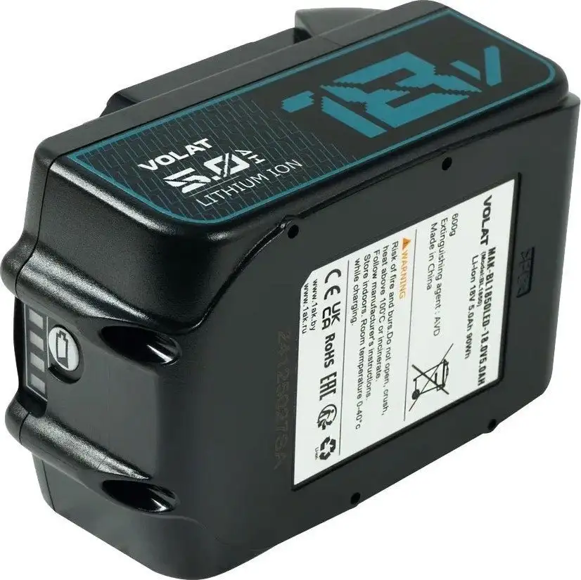 Аккумулятор VOLAT VT-MAK-BL1850LED-5 (18В/5 Ah) – фото товара