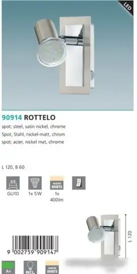 Спот Eglo Rottelo 90914 – фото товара