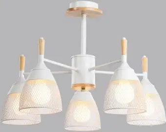 Подвесная люстра Sundays Home R-25 6211 (с лампами Е27 12W 4100K 5шт) – изображение в каталоге